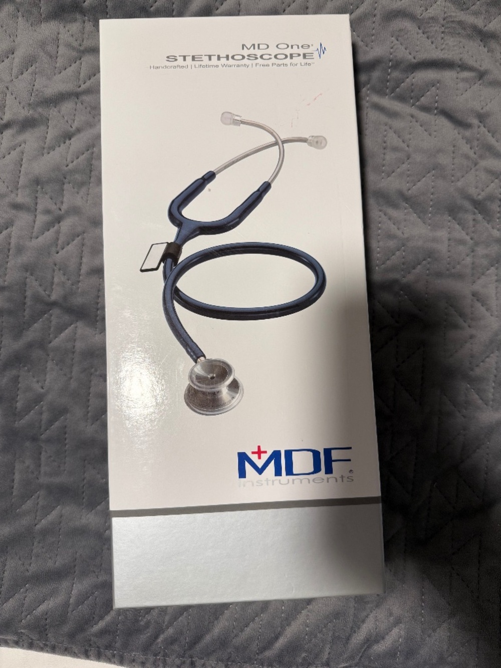 MDF Instruments MD One White Rose Gold Stainless Steel Stethoscope MDF777RG-29 C